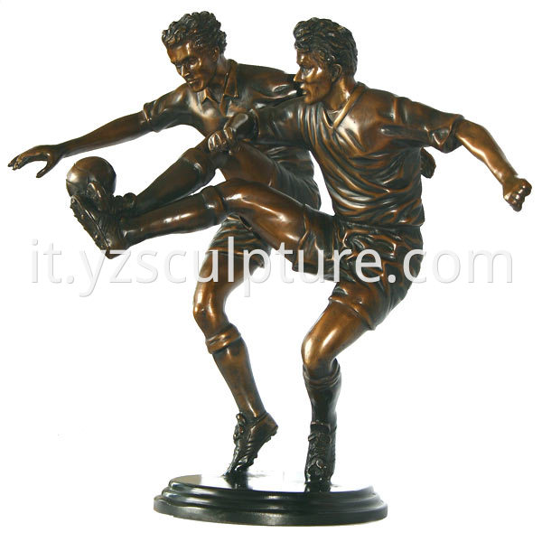 Bronze Life Size Sports Man Sculpture 